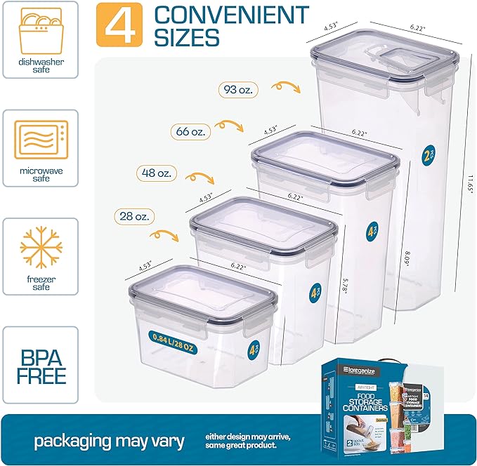 bundle pack of air tight food containers