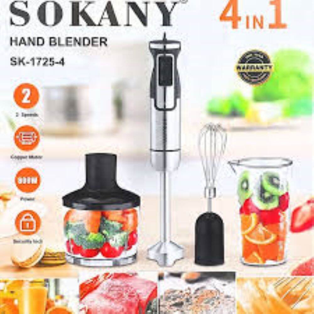 Sokany 4 in 1 hand blender